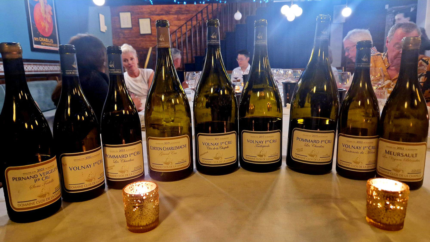 Domaine Clos de la Chapelle Dinner