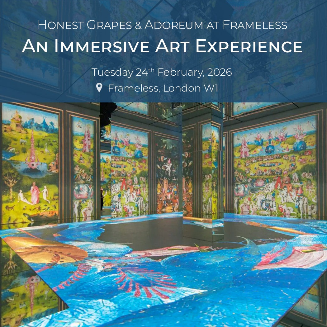 Honest Grapes X Adoreum- An Immersive Art Experience at Frameless