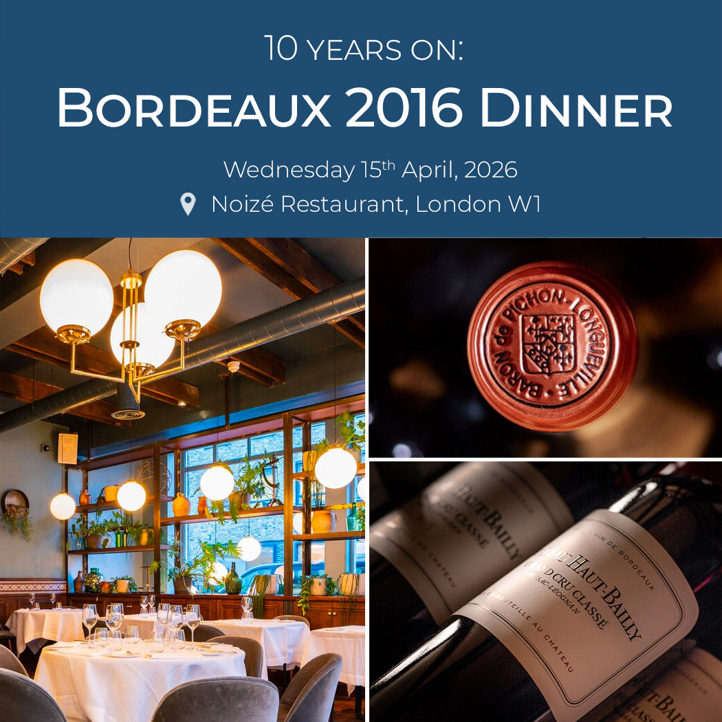 Bordeaux 2016 Dinner - 10 Years On