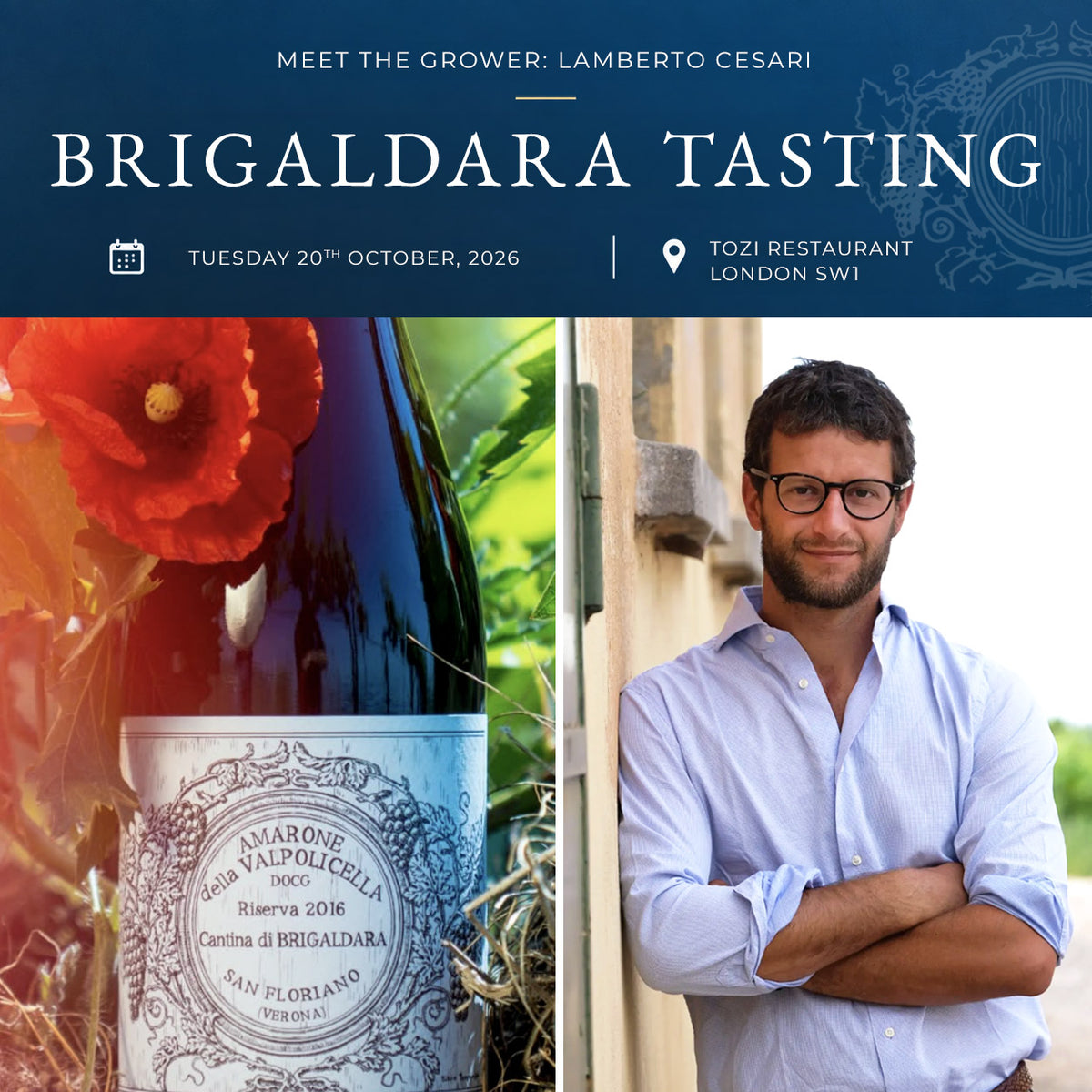 Discover Brigaldara: A Valpolicella Tasting with Lamberto Cesari