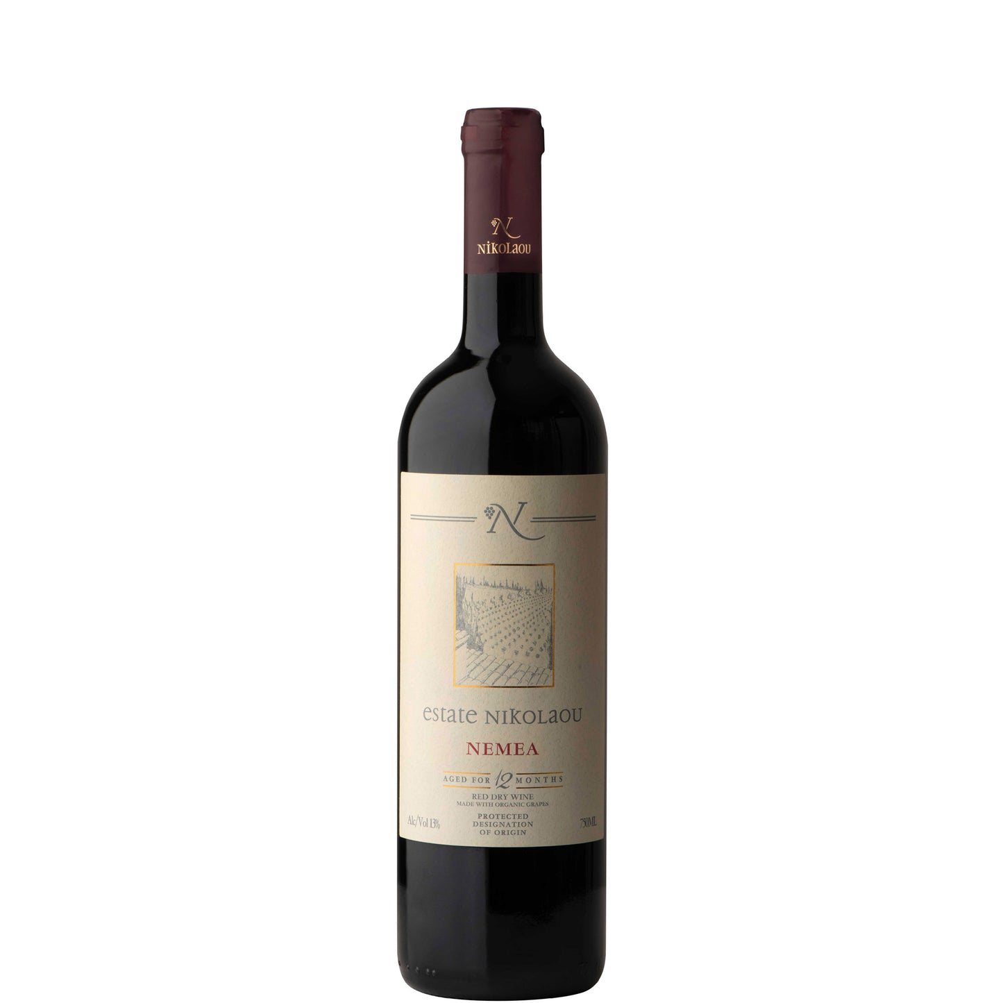 Nikolaou Estate, Nemea, Organic Agiorgitiko, 2019