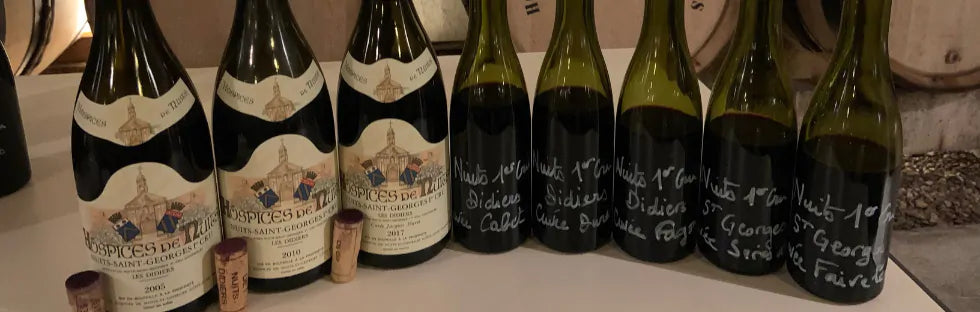 Bottles of Hospices de Nuits Burgundy