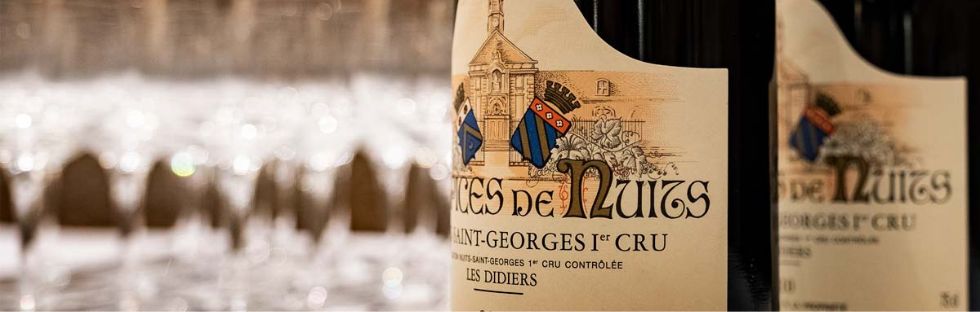 Bottle of Hospices de Nuits fine wine