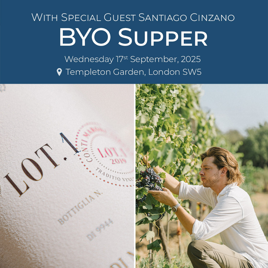 BYO Supper with special guest Santiago Cinzano