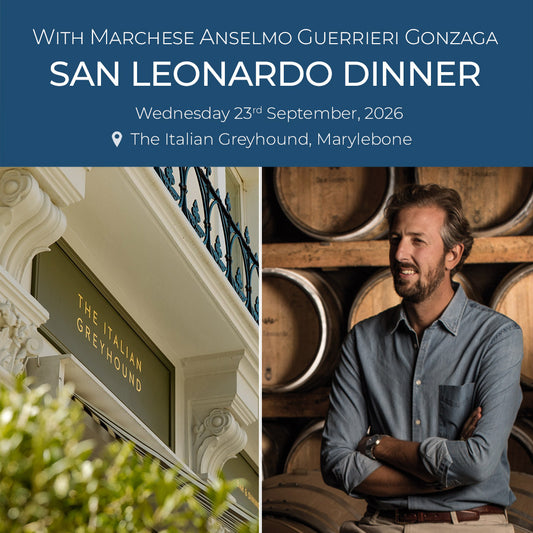 San Leonardo Supper with Anselmo Guerrieri Gonzaga