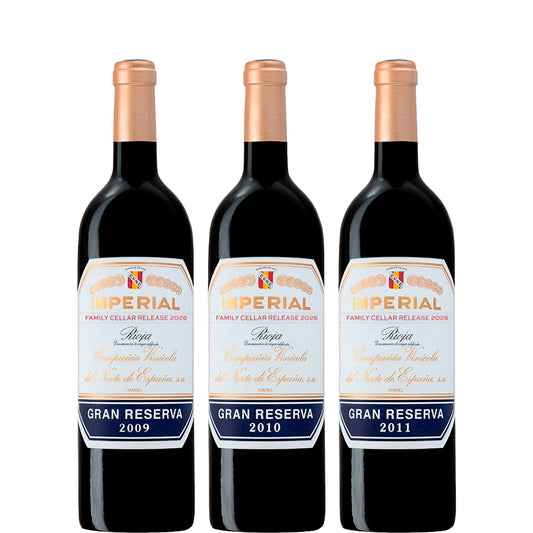 C.V.N.E. Imperial Gran Reserva Family Cellar Release 2009, 2010, 2011
