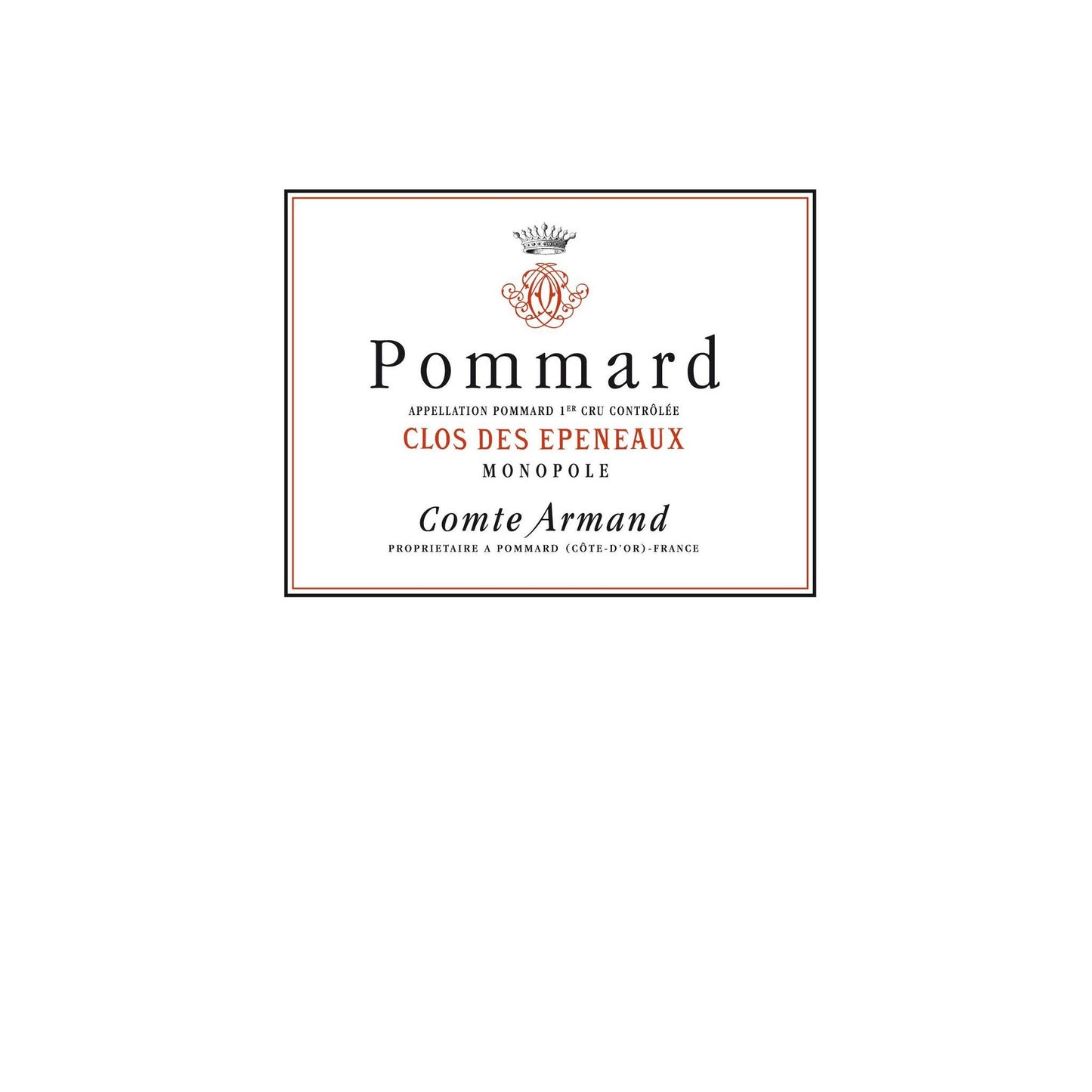 Pommard Premier Cru 'Clos des Épeneaux', Domaine du Comte Armand, 2022