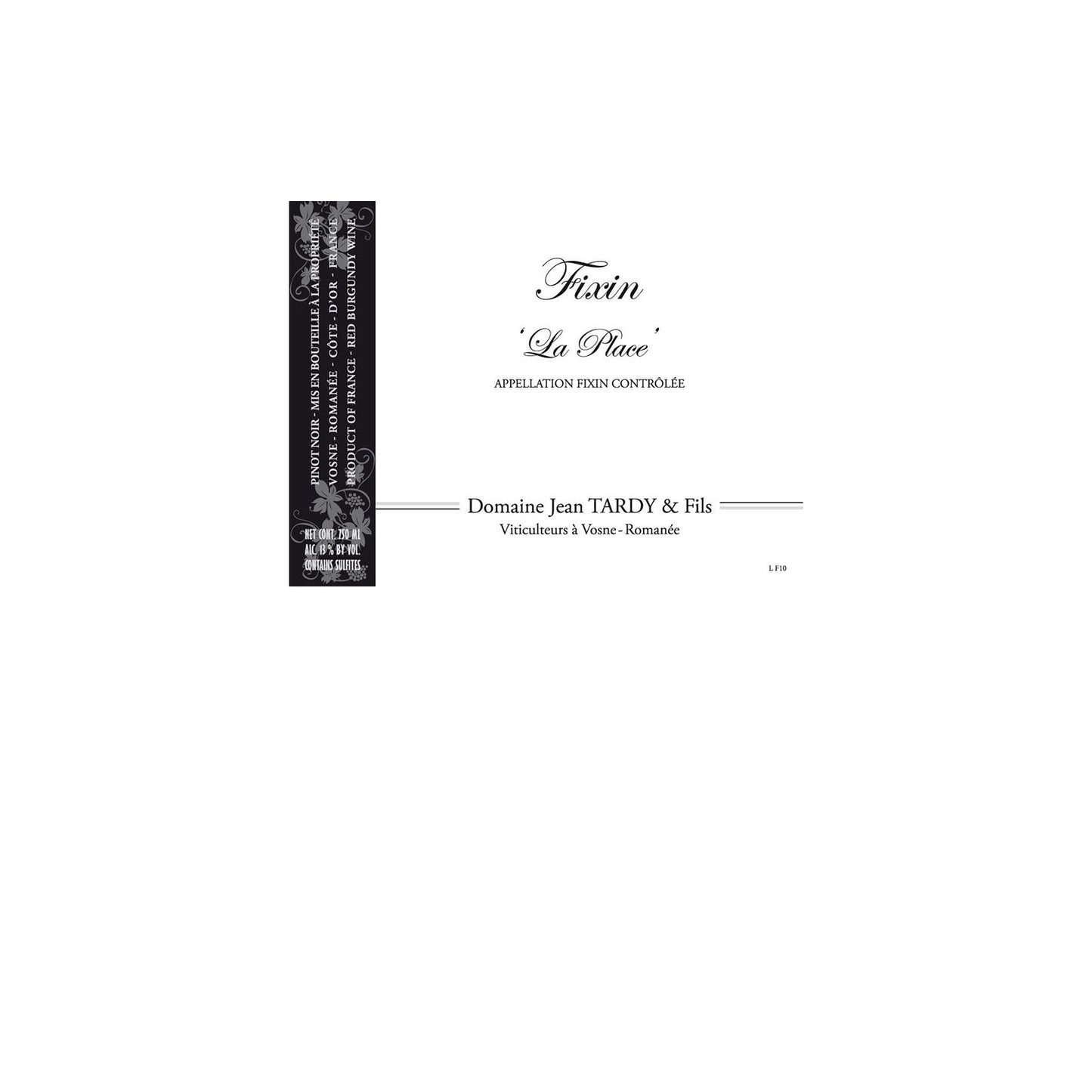 Fixin, La Place, Domaine Jean Tardy et Fils, 2015