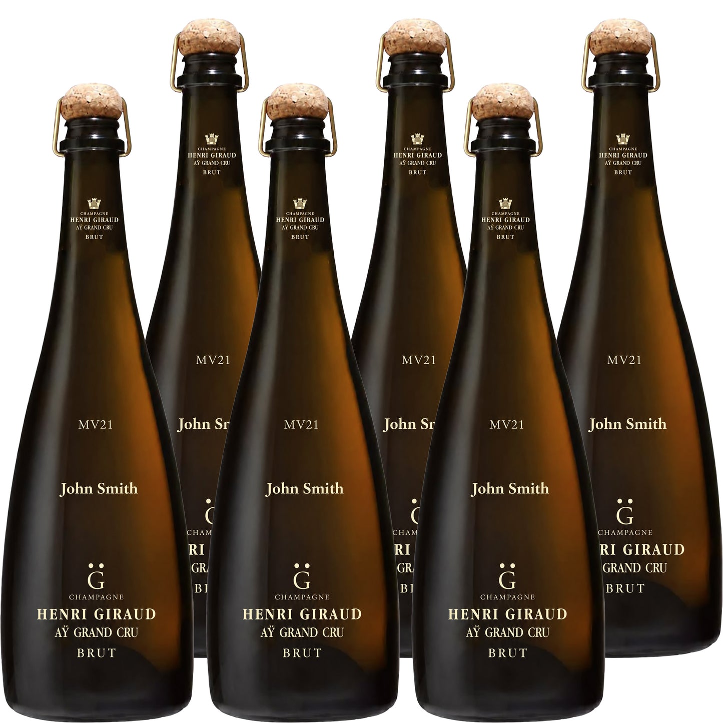 Personalised Maison Henri Giraud MV21 Magnums