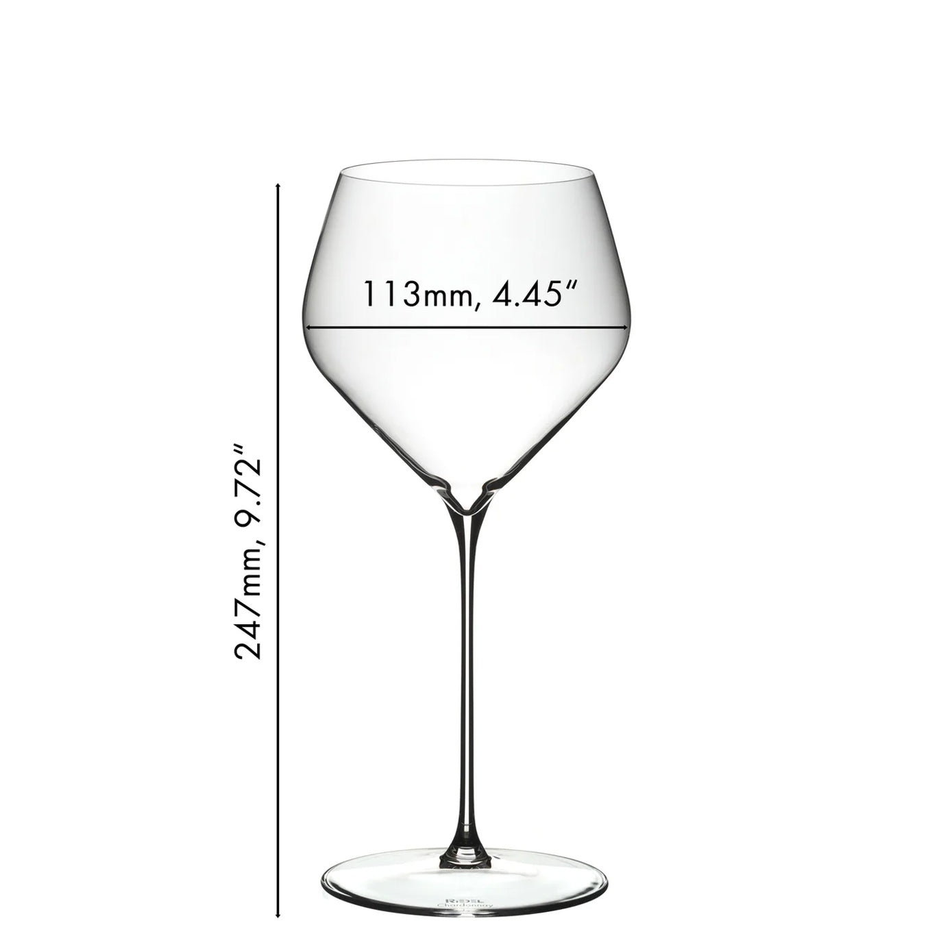 Riedel, Veloce Chardonnay Wine Glass, 2 pack