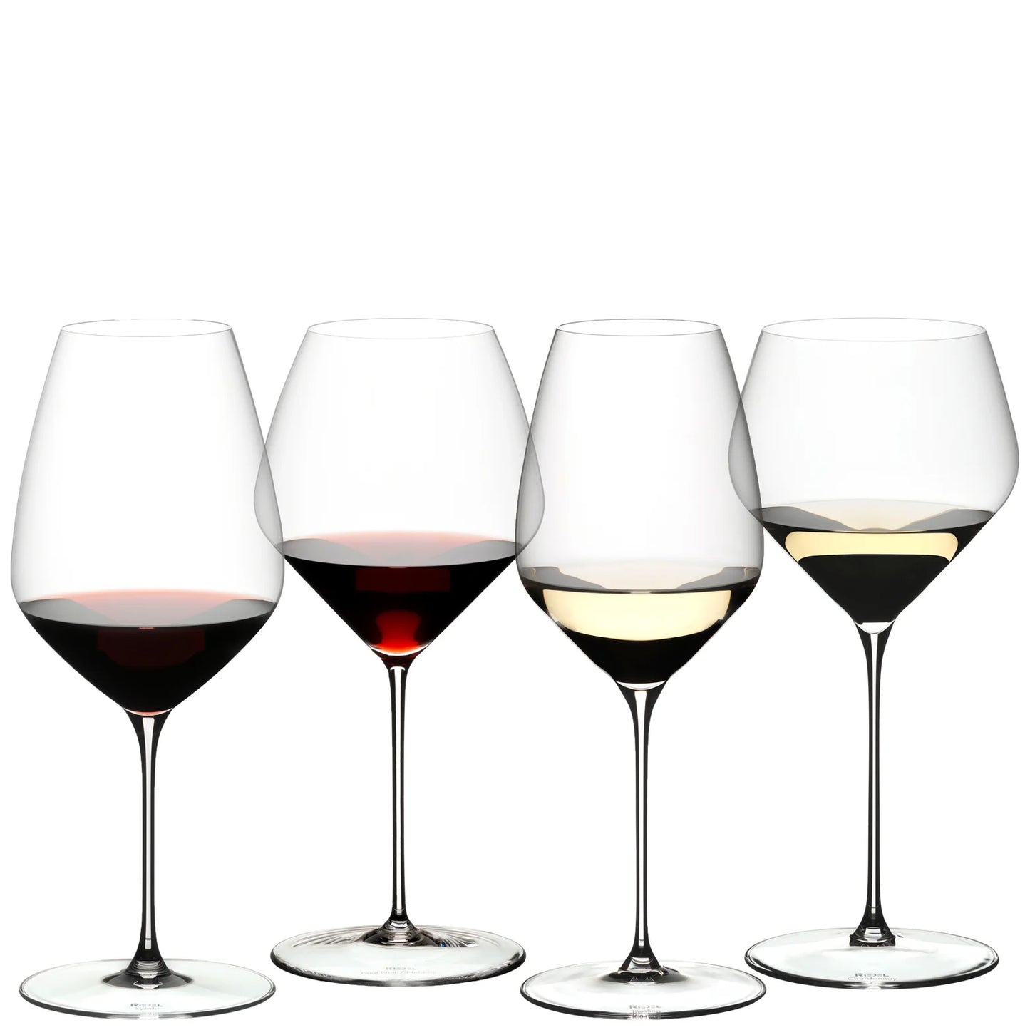 Riedel, Veloce Tasting Set (Cab/Merlot+Pinot Noir/Nebbiolo+Riesling+Chardonnay)