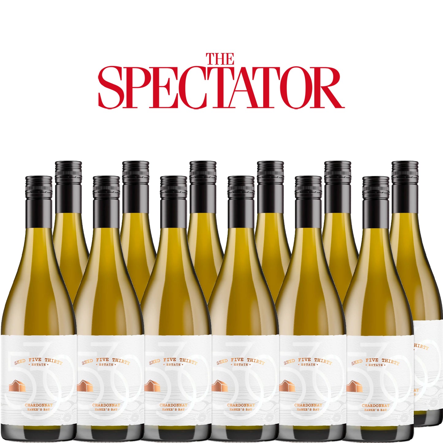 Spectator Wine Club 12x Shed 530 Estate Chardonnay, 2020 Honest Grapes