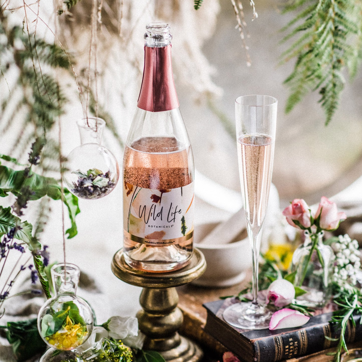 Wild Life Botanicals, Sparkling Blush 0.5%, NV