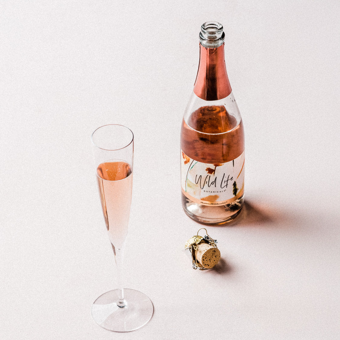 Wild Life Botanicals, Sparkling Blush 0.5%, NV