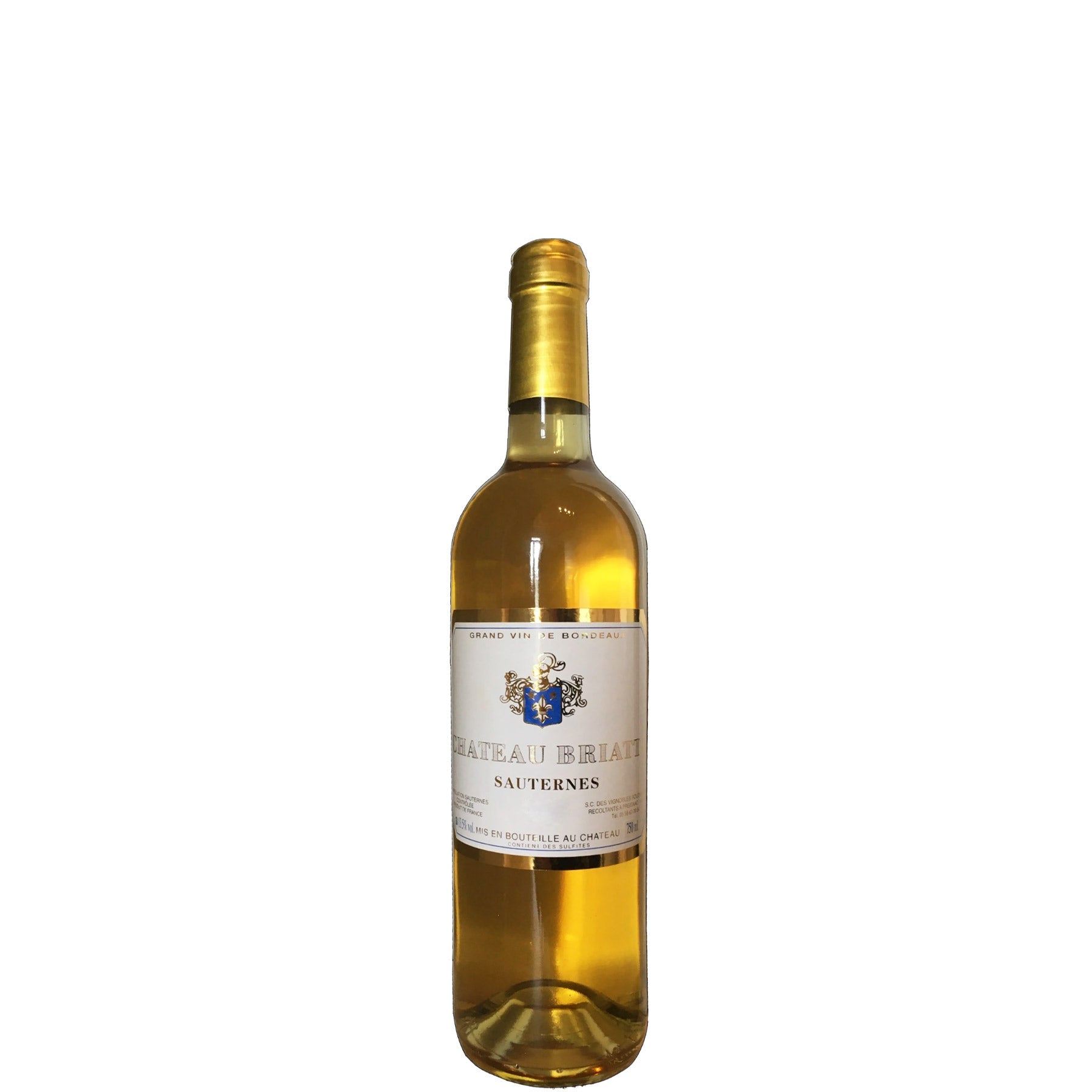 Château Briatte Sauternes, 2014 - Half-bottle